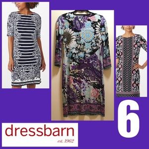Sz 6 Dress Barn Boho 3/4 sleeve Dress